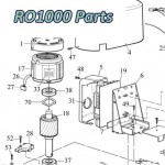 Запчасти привода откатных ворот NICE RO1000