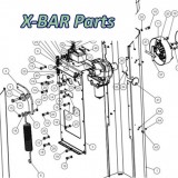 Запчасти автоматического шлагбаума NICE X-BAR