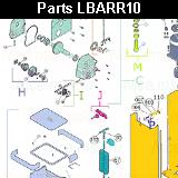 Запчасти автоматического шлагбаума NICE LBAR R10 (2024)