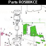 Запчасти привода откатных ворот NICE RO500KCE (2024)