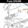 Запчасти привода гаражных ворот NICE SP6100 (2024)