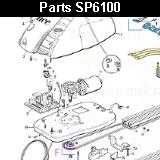 Запчасти привода гаражных ворот NICE SP6100 (2024)