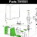 Запчасти привода откатных ворот NICE ТН1551 (2024)