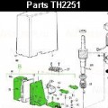 Запчасти привода откатных ворот NICE ТН2251 (2024)