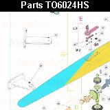 Запчасти привода распашных ворот NICE TO6024HS (2024)