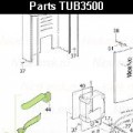 Запчасти привода откатных ворот NICE TUB3500 (2024)