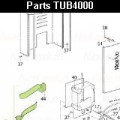 Запчасти привода откатных ворот NICE TUB4000 (2024)