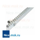 Оцинкованная зубчатая рейка NICE модуль M4 30х8х1000 мм, ROA8