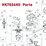 Запчасти привода распашных ворот NICE HK7024HS (2020)