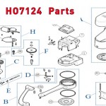 Запчасти привода распашных ворот NICE HO7124 (2020)