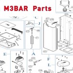 Запчасти автоматического шлагбаума NICE M3BAR (2020)