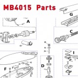 Запчасти привода распашных ворот NICE MB4015 (2020)