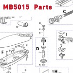 Запчасти привода распашных ворот NICE MB5015 (2020)