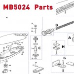 Запчасти привода распашных ворот NICE MB5024 (2020)