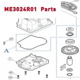 Запчасти привода распашных ворот NICE ME3024R01 (2020)