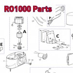 Запчасти привода откатных ворот NICE RO1000 (2020)