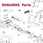 Запчасти привода откатных ворот NICE RUN400HS (2020)