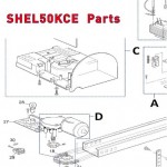 Запчасти привода гаражных ворот NICE SHEL50KCE (2020)