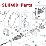 Запчасти привода откатных ворот NICE SLH400 (2020)