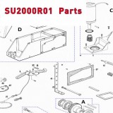 Запчасти привода гаражных ворот NICE SU2000R01 (2020)