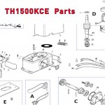 Запчасти привода откатных ворот NICE ТН1500КСЕ (2020)