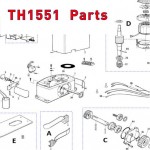 Запчасти привода откатных ворот NICE ТН1551 (2020)