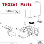 Запчасти привода откатных ворот NICE ТН2261 (2020)