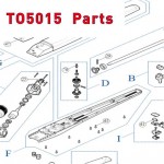 Запчасти привода распашных ворот NICE TO5015 (2020)