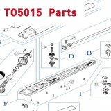 Запчасти привода распашных ворот NICE TO5015 (2020)