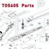 Запчасти привода распашных ворот NICE TO5605 (2020)