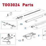 Запчасти привода распашных ворот NICE TOO3024 (2020)