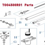 Запчасти привода распашных ворот NICE TOO4500R01 (2020)