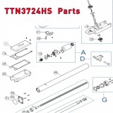 Запчасти привода распашных ворот NICE TTN3724HS (2020)