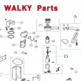 Запчасти привода распашных ворот NICE WALKY (2020)