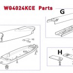 Запчасти привода распашных ворот NICE WG4024KCE (2020)