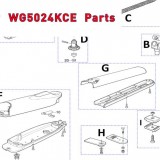 Запчасти привода распашных ворот NICE WG5024KCE (2020)