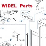 Запчасти автоматического шлагбаума NICE WIDEL (2020)