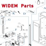 Запчасти автоматического шлагбаума NICE WIDEM (2020)