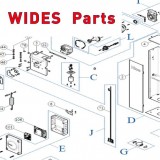 Запчасти автоматического шлагбаума NICE WIDES (2020)