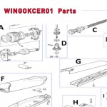 Запчасти привода распашных ворот NICE WINGOKCER01 (2020)