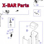 Запчасти автоматического шлагбаума NICE X-BAR (2020)