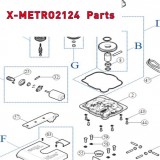 Запчасти привода распашных ворот NICE X-METRO2124 (2020)